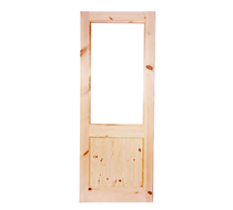 78x30 REDWOOD 2XG UNGLAZED DOOR